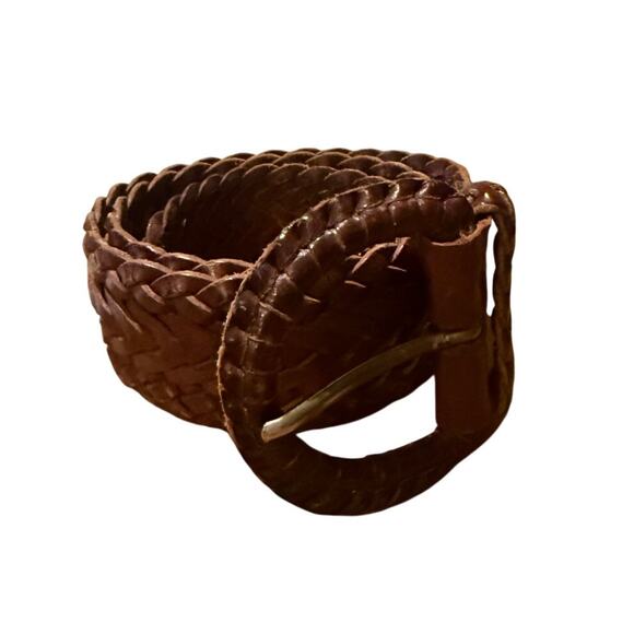 VTG Polo Ralph Lauren Wide Braided Belt Women\'s Sz. 26 main image 2